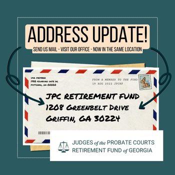 Address Update Notice for the JPC Fund - 1208 Greenbelt Drive, Griffin, GA 30224